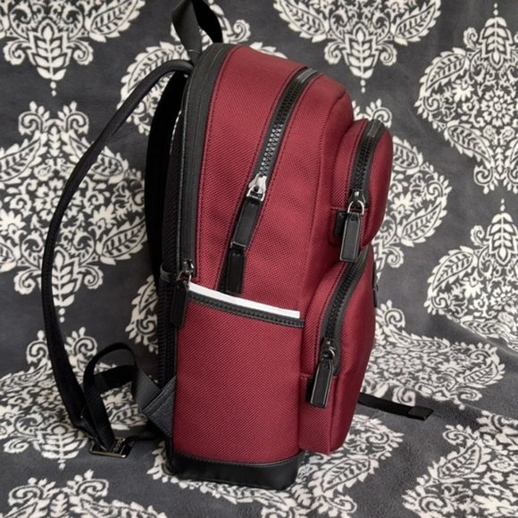 Michael Kors Kent Sport Utility Backpack Merlot - Picture 5 of 16